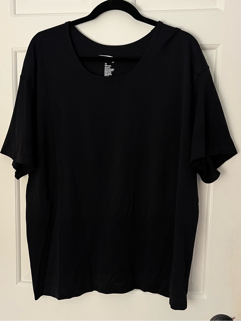 Classic Black athletic Crewneck Tee